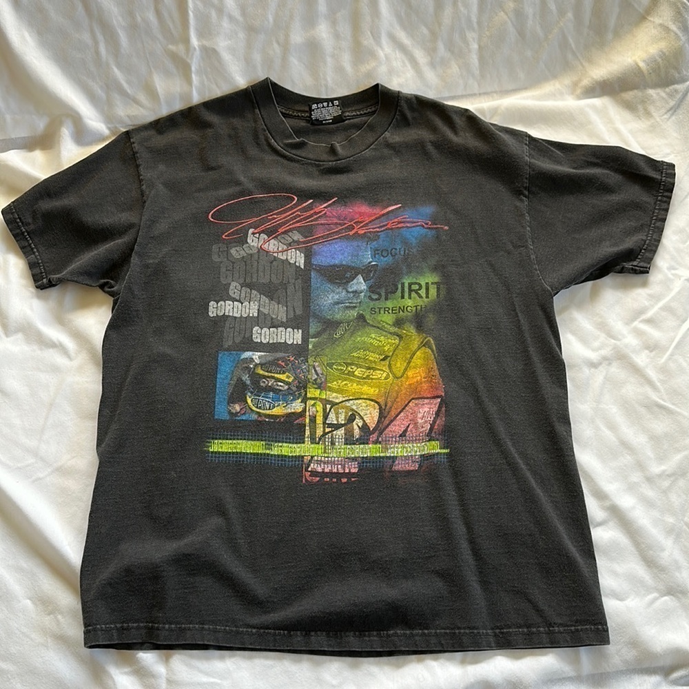 Vintage NASCAR Jeff Gordon Racing T-Shirt, Size L